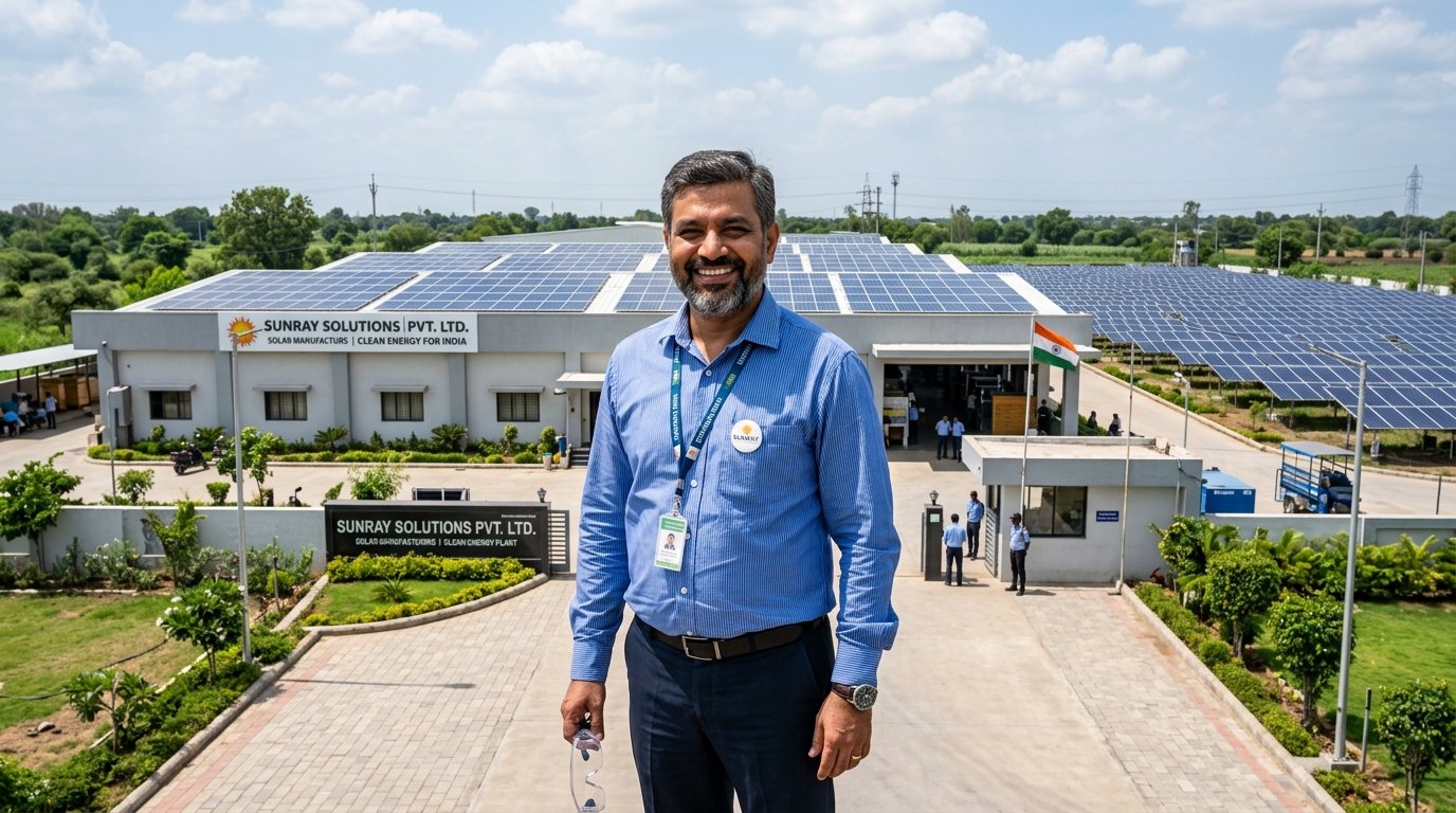 Sanjay Patel Industrial Solar Plant Story